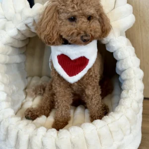 Bandama plush — White Red