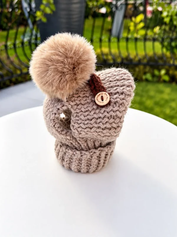 Czapka Alpaca w kolorze Beige