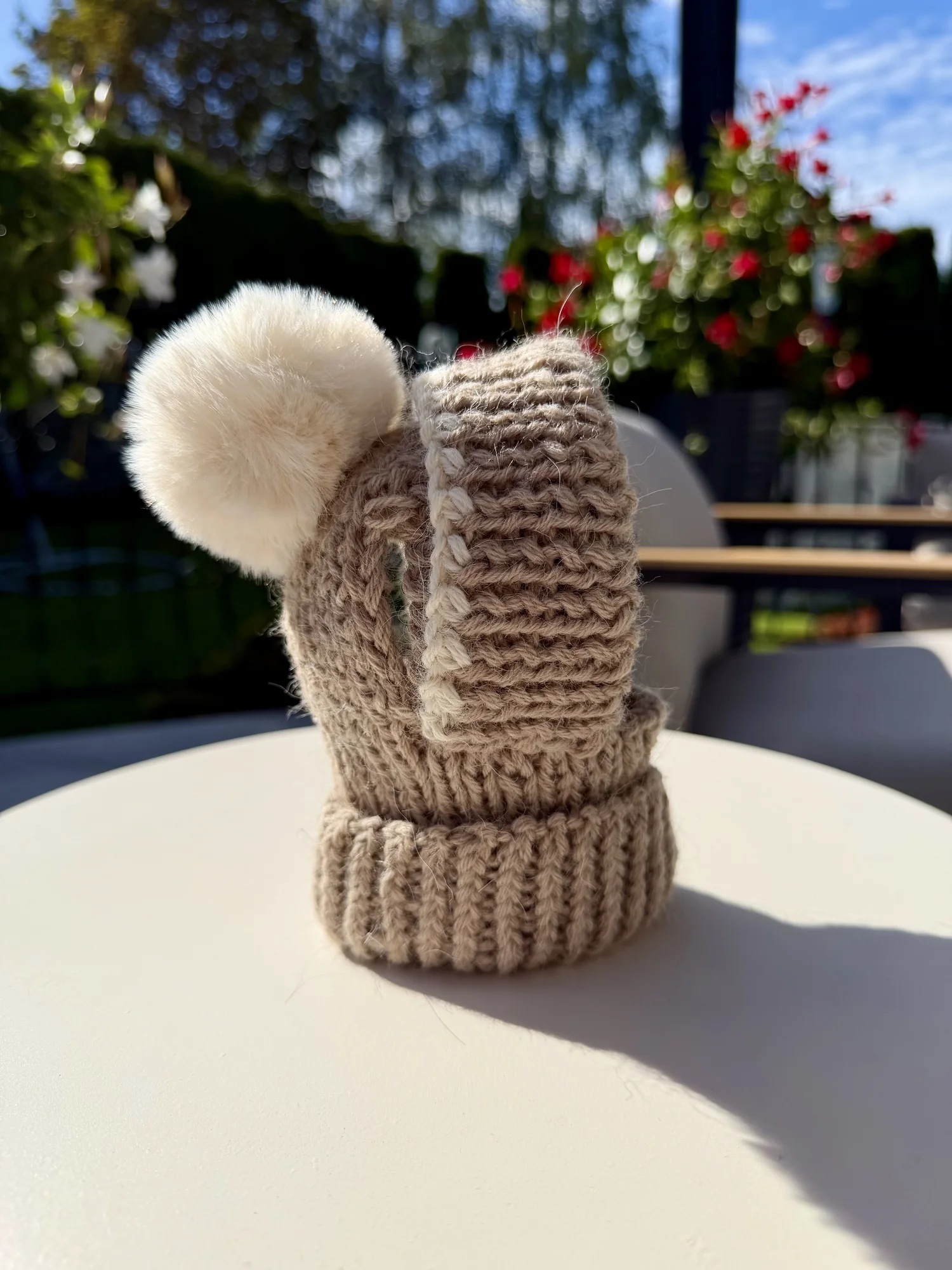 Czapka alpaca — Latte Creme