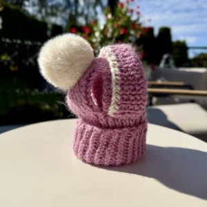 Czapka alpaca — Rose Creme