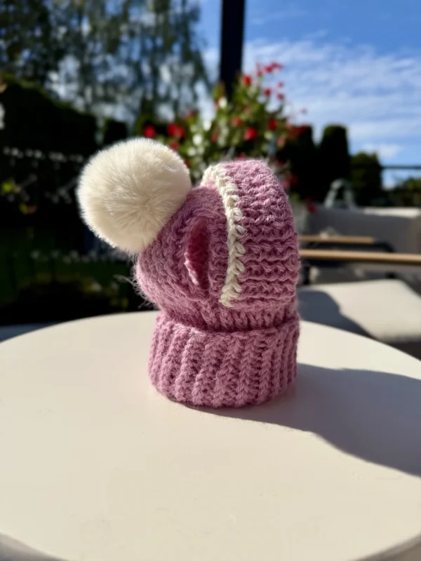 Czapka alpaca — Rose Creme