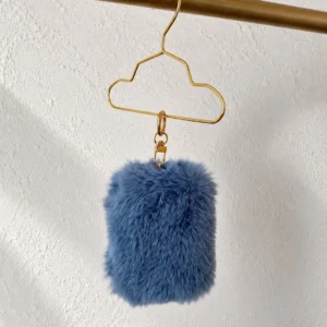 Futerkowa zawieszka z kieszonką – Blue