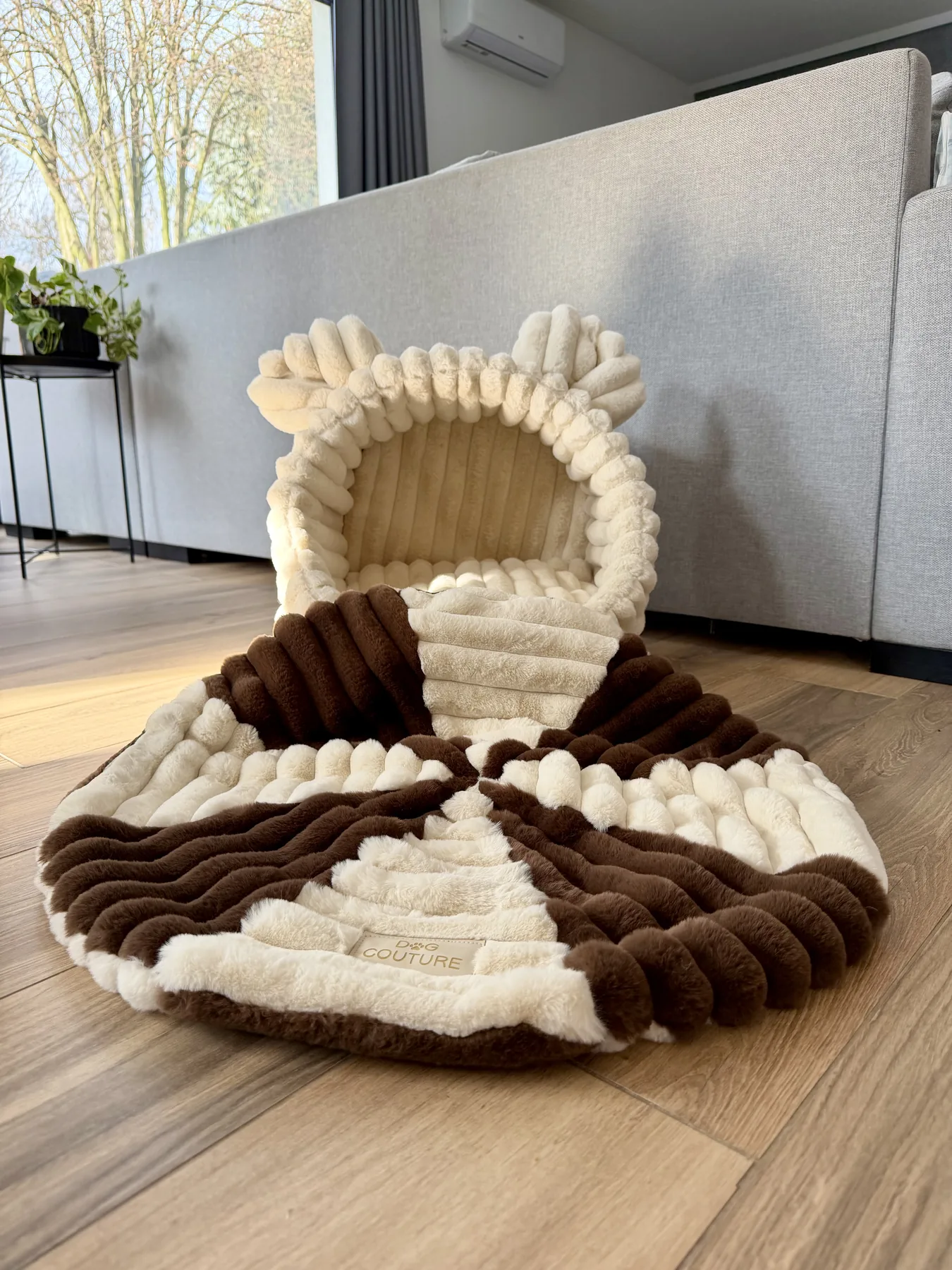 Koc okragly ribella — Chocolate