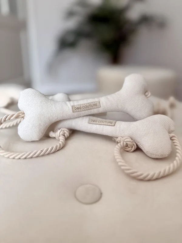 Kosc zabawka play bone — Creme