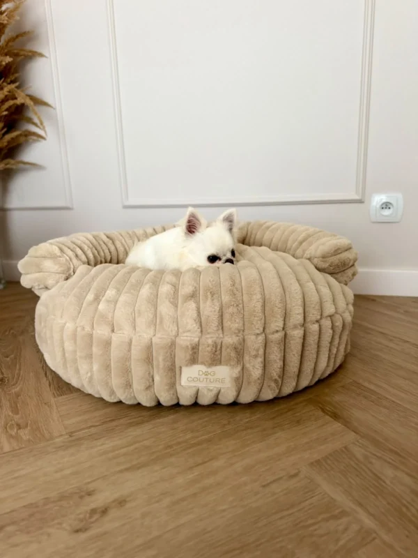 Pufa prazek z rantem ribella — Beige